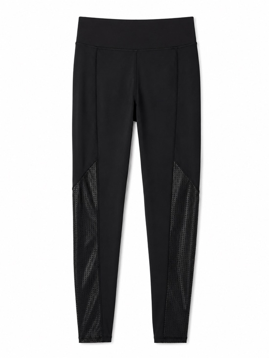 SPANX Pants - Spanx Black Athletic Leggings with Mesh Paneling
